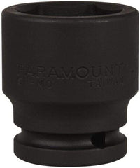 Paramount - 3/4" Drive 1-3/8" Standard Impact Socket - 6 Points, 2-1/4" OAL - Benchmark Tooling