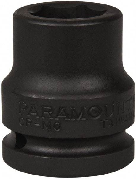 Paramount - 3/4" Drive 22mm Standard Impact Socket - 6 Points, 2" OAL - Benchmark Tooling