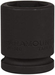 Paramount - 3/4" Drive 1-1/8" Standard Impact Socket - 6 Points, 2-3/32" OAL - Benchmark Tooling