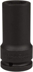 Paramount - 3/4" Drive 23mm Deep Impact Socket - 6 Points, 3-35/64" OAL - Benchmark Tooling