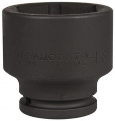 Paramount - 3/4" Drive 2-1/8" Standard Impact Socket - 6 Points, 2-51/64" OAL - Benchmark Tooling