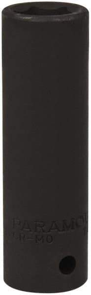 Paramount - 1/2" Drive 15mm Deep Impact Socket - 6 Points, 3-5/64" OAL - Benchmark Tooling