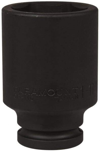 Paramount - 3/4" Drive 1-11/16" Deep Impact Socket - 6 Points, 3-35/64" OAL - Benchmark Tooling