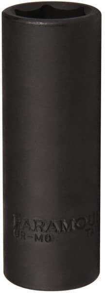 Paramount - 1/2" Drive 19mm Deep Impact Socket - 6 Points, 3-5/64" OAL - Benchmark Tooling