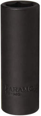Paramount - 1/2" Drive 19mm Deep Impact Socket - 6 Points, 3-5/64" OAL - Benchmark Tooling