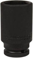 Paramount - 3/4" Drive 1-7/16" Deep Impact Socket - 6 Points, 3-35/64" OAL - Benchmark Tooling