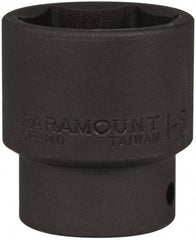 Paramount - 1/2" Drive 1-5/16" Standard Impact Socket - 6 Points, 2" OAL - Benchmark Tooling