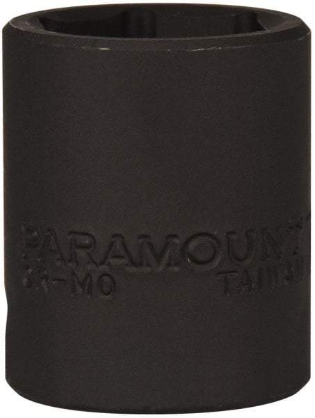 Paramount - 1/2" Drive 7/8" Standard Impact Socket - 6 Points, 1-1/2" OAL - Benchmark Tooling