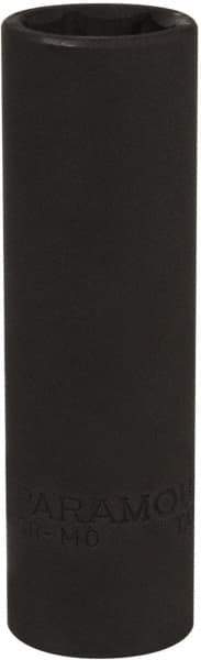 Paramount - 1/2" Drive 16mm Deep Impact Socket - 6 Points, 3-5/64" OAL - Benchmark Tooling