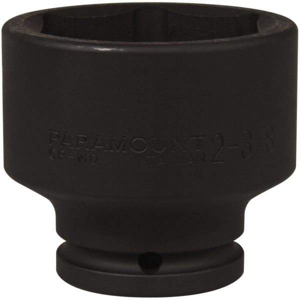 Paramount - 3/4" Drive 2-3/8" Standard Impact Socket - 6 Points, 2-7/8" OAL - Benchmark Tooling