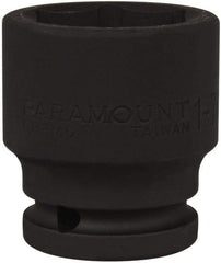 Paramount - 3/4" Drive 1-7/16" Standard Impact Socket - 6 Points, 2-1/4" OAL - Benchmark Tooling