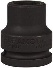 Paramount - 3/4" Drive 19mm Standard Impact Socket - 6 Points, 2" OAL - Benchmark Tooling