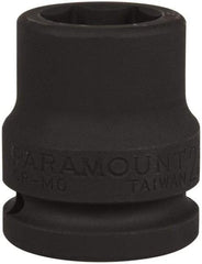Paramount - 3/4" Drive 23mm Standard Impact Socket - 6 Points, 2" OAL - Benchmark Tooling