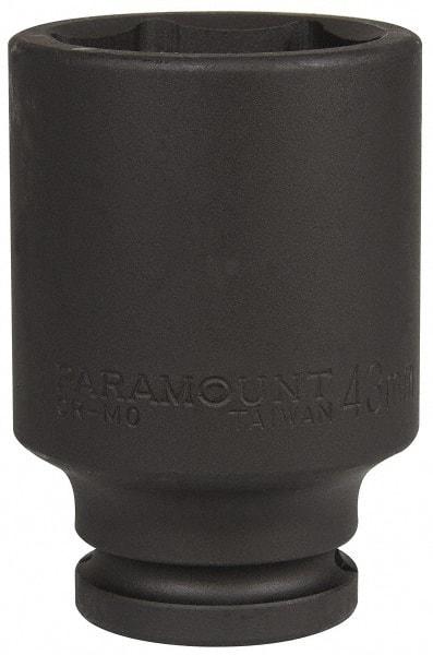 Paramount - 3/4" Drive 43mm Deep Impact Socket - 6 Points, 3-35/64" OAL - Benchmark Tooling
