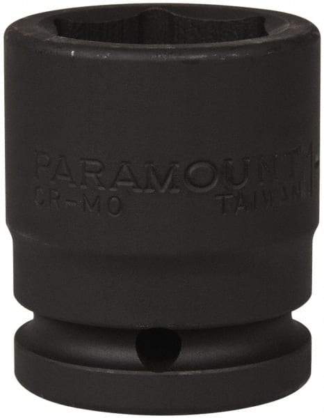 Paramount - 3/4" Drive 1-3/16" Standard Impact Socket - 6 Points, 2-3/32" OAL - Benchmark Tooling