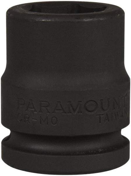 Paramount - 3/4" Drive 25mm Standard Impact Socket - 6 Points, 2-3/32" OAL - Benchmark Tooling