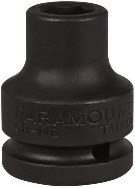 Paramount - 3/4" Drive 9/16" Standard Impact Socket - 6 Points, 2" OAL - Benchmark Tooling