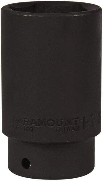 Paramount - 1/2" Drive 1-7/16" Deep Impact Socket - 6 Points, 3-1/2" OAL - Benchmark Tooling