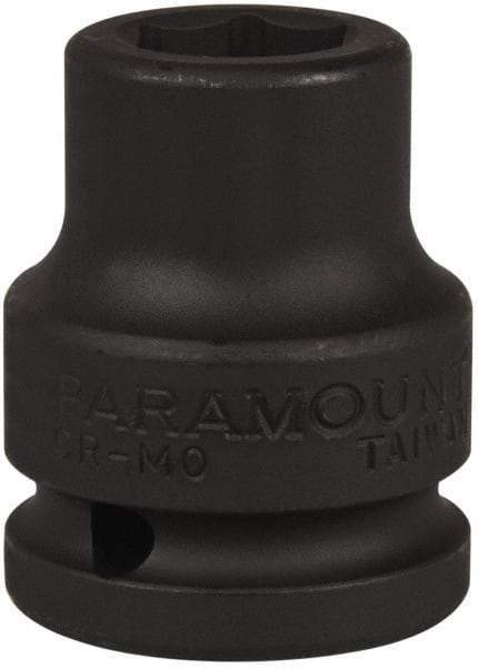 Paramount - 3/4" Drive 11/16" Standard Impact Socket - 6 Points, 2" OAL - Benchmark Tooling