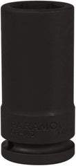 Paramount - 3/4" Drive 27mm Deep Impact Socket - 6 Points, 3-35/64" OAL - Benchmark Tooling