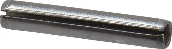 Value Collection - 1/16" Diam x 3/8" Long Slotted Spring Pin - Grade 18-8 Stainless Steel - Benchmark Tooling