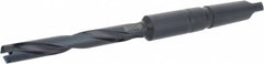 Allied Machine and Engineering - Series 1, 13/16" Max Diam, 4MT Taper Shank, Helical Flute Spade Drill - 6-1/2" Max Depth, 9-47/64" Body Length, 14-5/32" OAL, Extended Length, Through Coolant - Benchmark Tooling