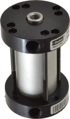 Parker - 1" Stroke x 1-1/8" Bore Double Acting Air Cylinder - 1/8 Port, 5/16-24 Rod Thread, -10 to 200°F - Benchmark Tooling