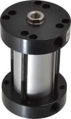 Parker - 2" Stroke x 1-1/8" Bore Double Acting Air Cylinder - 1/8 Port, 5/16-24 Rod Thread, -10 to 200°F - Benchmark Tooling