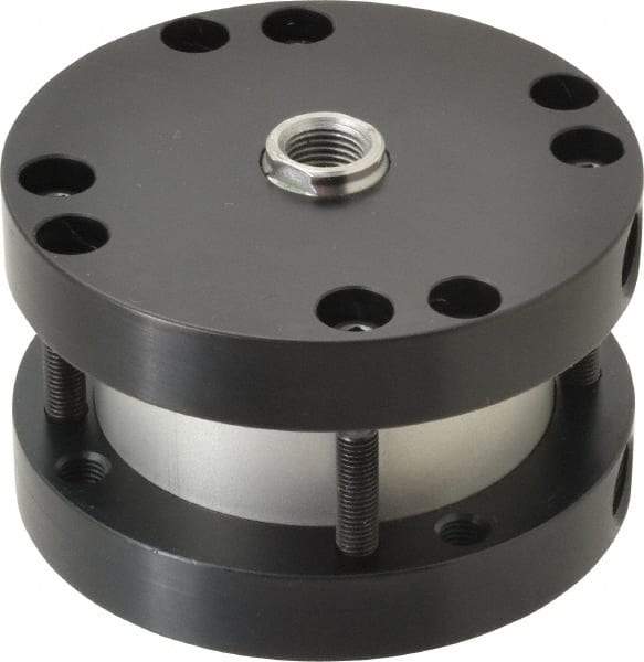 Parker - 1" Stroke x 2-1/2" Bore Double Acting Air Cylinder - 1/4 Port, 1/2-20 Rod Thread, -10 to 200°F - Benchmark Tooling