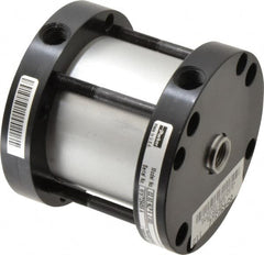 Parker - 2" Stroke x 2-1/2" Bore Double Acting Air Cylinder - 1/4 Port, 1/2-20 Rod Thread, -10 to 200°F - Benchmark Tooling