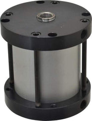 Parker - 3" Stroke x 3" Bore Double Acting Air Cylinder - 1/4 Port, 5/8-18 Rod Thread, -10 to 200°F - Benchmark Tooling