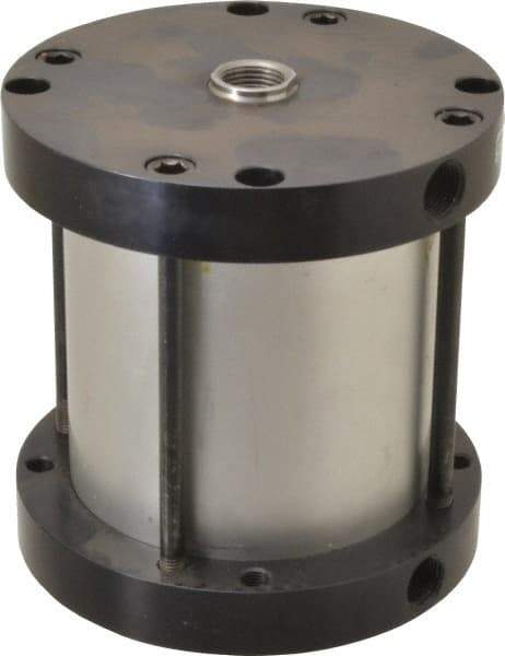 Parker - 4" Stroke x 4" Bore Double Acting Air Cylinder - 3/8 Port, 3/4-16 Rod Thread, -10 to 200°F - Benchmark Tooling