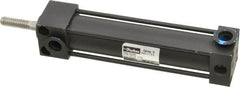 Parker - 3" Stroke x 3/4" Bore Double Acting Air Cylinder - 1/8 Port, 1/4-20 Rod Thread, 200 Max psi, -10 to 165°F - Benchmark Tooling