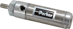 Parker - 1" Stroke x 1-1/16" Bore Double Acting Air Cylinder - 1/8 Port, 5/16-24 Rod Thread, 250 Max psi, 14 to 140°F - Benchmark Tooling