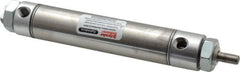 Parker - 3" Stroke x 1-1/16" Bore Double Acting Air Cylinder - 1/8 Port, 5/16-24 Rod Thread, 250 Max psi, 14 to 140°F - Benchmark Tooling