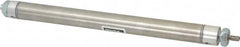 Parker - 10" Stroke x 1-1/16" Bore Double Acting Air Cylinder - 1/8 Port, 5/16-24 Rod Thread, 250 Max psi, 14 to 140°F - Benchmark Tooling