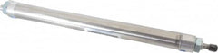 Parker - 12" Stroke x 1-1/4" Bore Double Acting Air Cylinder - 1/8 Port, 7/16-20 Rod Thread, 250 Max psi, 14 to 140°F - Benchmark Tooling