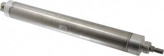 Parker - 12" Stroke x 2" Bore Double Acting Air Cylinder - 1/4 Port, 1/2-20 Rod Thread, 250 Max psi, 14 to 140°F - Benchmark Tooling