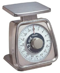 Taylor - 2 Lb. Capacity, Analog Dial Portion Control Scale - 1/4 oz. Graduation, 6 x 5" Platform - Benchmark Tooling