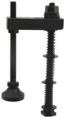 Value Collection - 5/8-11 Tap Size, Steel Strap Clamp Assembly - Swing Clamp, 7/8" Strap Thickness, 1" Travel, 4-1/2" Strap Len, 1-1/2" Strap Width - Benchmark Tooling