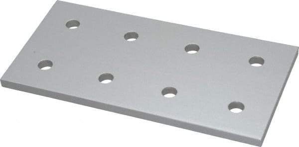 80/20 Inc. - 3" Wide, 6" High, Open Shelving 8 Hole Joining Strip - Aluminum, Use with Series 15 & Bolt Kit 3320 or 3325 - Benchmark Tooling