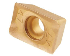 Kennametal - APHT1604 42 Grade X500 Carbide Milling Insert - TiN/TiC/TiN Finish, 0.187" Thick - Benchmark Tooling