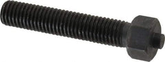 Gibraltar - 5/8-11 Thread, 7/8" Size, 3-27/32" Long, Black Oxide Coated, Steel, Lead Alloy Clamp Rest & Support - 2-15/16" Thread Length, 11/32" Pin Diam x 3/16" Pin Height, 1/2" Nut Height - Benchmark Tooling