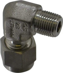 Ham-Let - 1/4" OD, Grade 316Stainless Steel Male Elbow - Comp x MNPT Ends - Benchmark Tooling