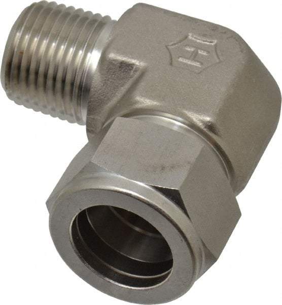 Ham-Let - 3/4" OD, Grade 316Stainless Steel Male Elbow - Comp x MNPT Ends - Benchmark Tooling