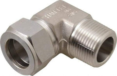 Ham-Let - 1" OD, Grade 316Stainless Steel Male Elbow - Comp x MNPT Ends - Benchmark Tooling