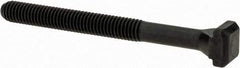 Gibraltar - M6 x 1, 40mm Thread Length, 6mm Slot Width, Black Oxide, Steel T Slot Bolt - 63mm Length Under Head, Grade 10.9, 10mm Head Width x 4mm Head Height - Benchmark Tooling
