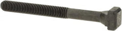 Gibraltar - M8 x 1.25, 50mm Thread Length, 8mm Slot Width, Black Oxide, Steel T Slot Bolt - 80mm Length Under Head, Grade 10.9, 13mm Head Width x 6mm Head Height - Benchmark Tooling