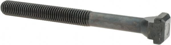 Gibraltar - M12 x 1.75, 75mm Thread Length, 12mm Slot Width, Black Oxide, Steel T Slot Bolt - 125mm Length Under Head, Grade 10.9, 18mm Head Width x 7mm Head Height - Benchmark Tooling