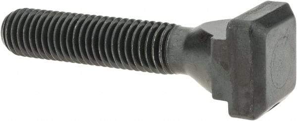 Gibraltar - M12 x 1.75, 45mm Thread Length, 14mm Slot Width, Black Oxide, Steel T Slot Bolt - 63mm Length Under Head, Grade 10.9, 22mm Head Width x 8mm Head Height - Benchmark Tooling